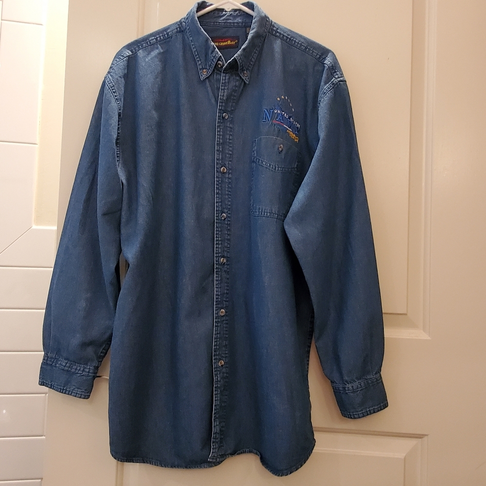 Peregrine Bay US Navy Embroidered Buttondown Shirt